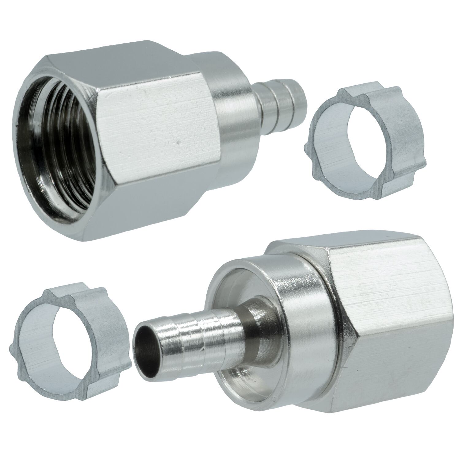 エスエスエーサービス 5C用同軸ケーブル用 F形コネクタ 100個入 4K8K