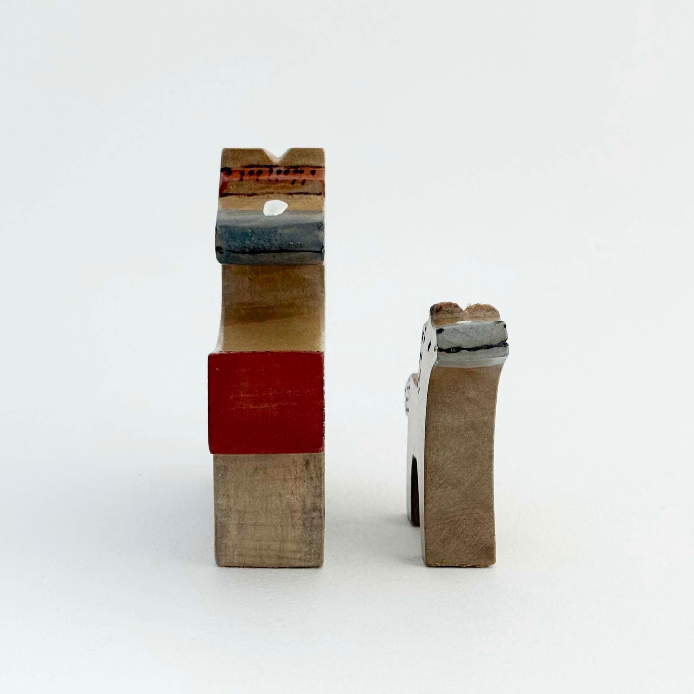 五十嵐豊 郷土民芸「親子駒」B