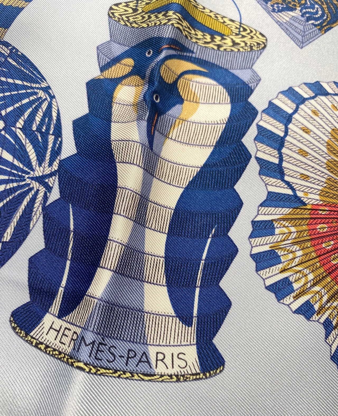 HERMES エルメス スカーフ ガヴロッシュ45 《ランラン・風船・帽章》893918S
