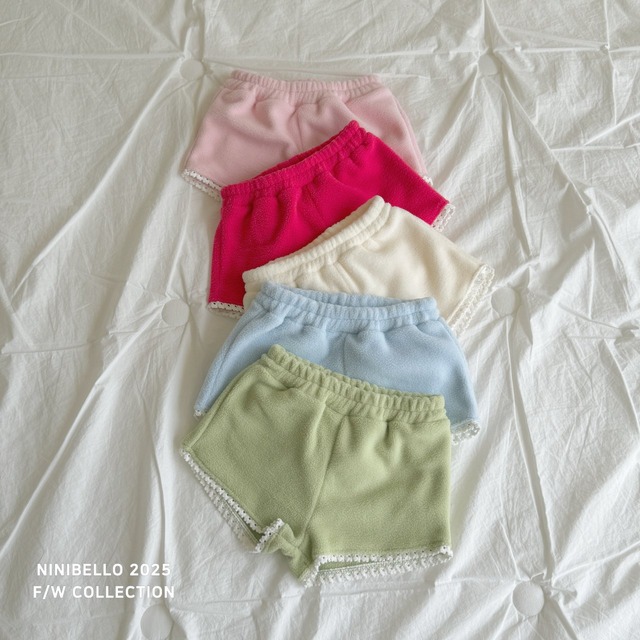 【取寄】ninibello|cotton candy shorts|コットンキャンディショーツ|XS-2XL|1-8y|25 winter