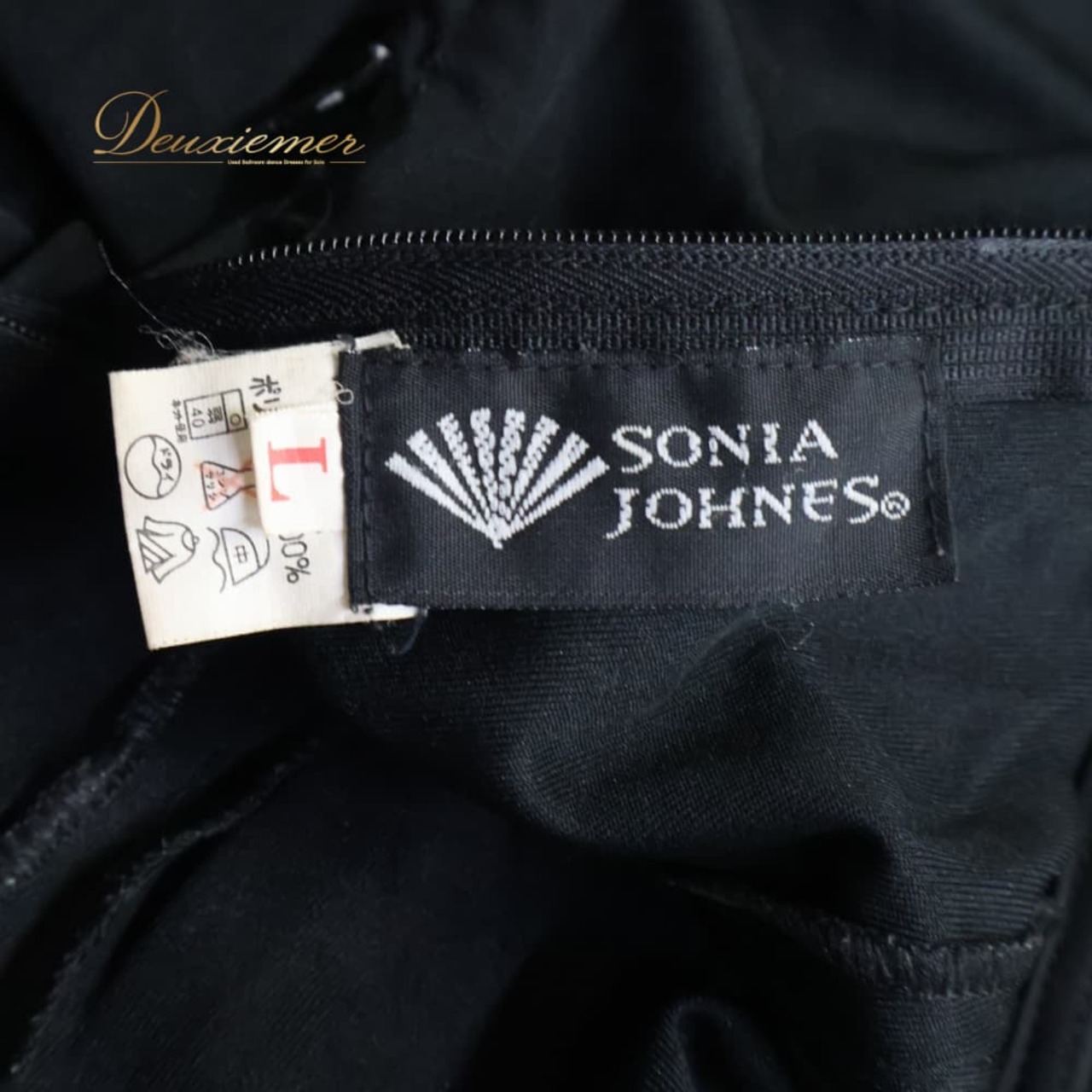 フラメンコ 衣装 SONIA JOHNES ソニアジョーンズ ファルダ スカート ブラック系 黒 無地 ボランテ フリル ダンス パーティ 発表会 レッスン 練習 舞台衣装