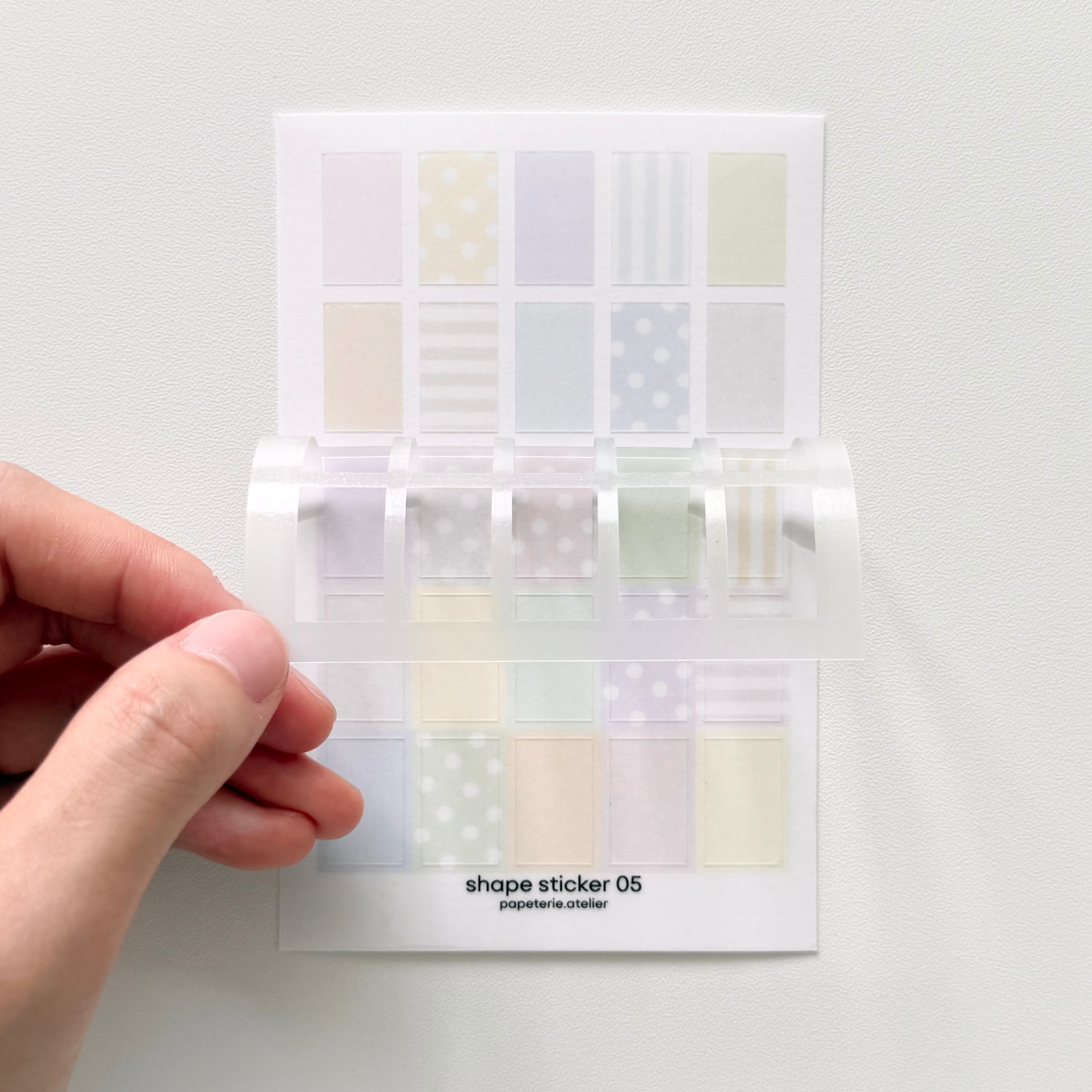 papeterie.atelier 〔shape sticker 05〕
