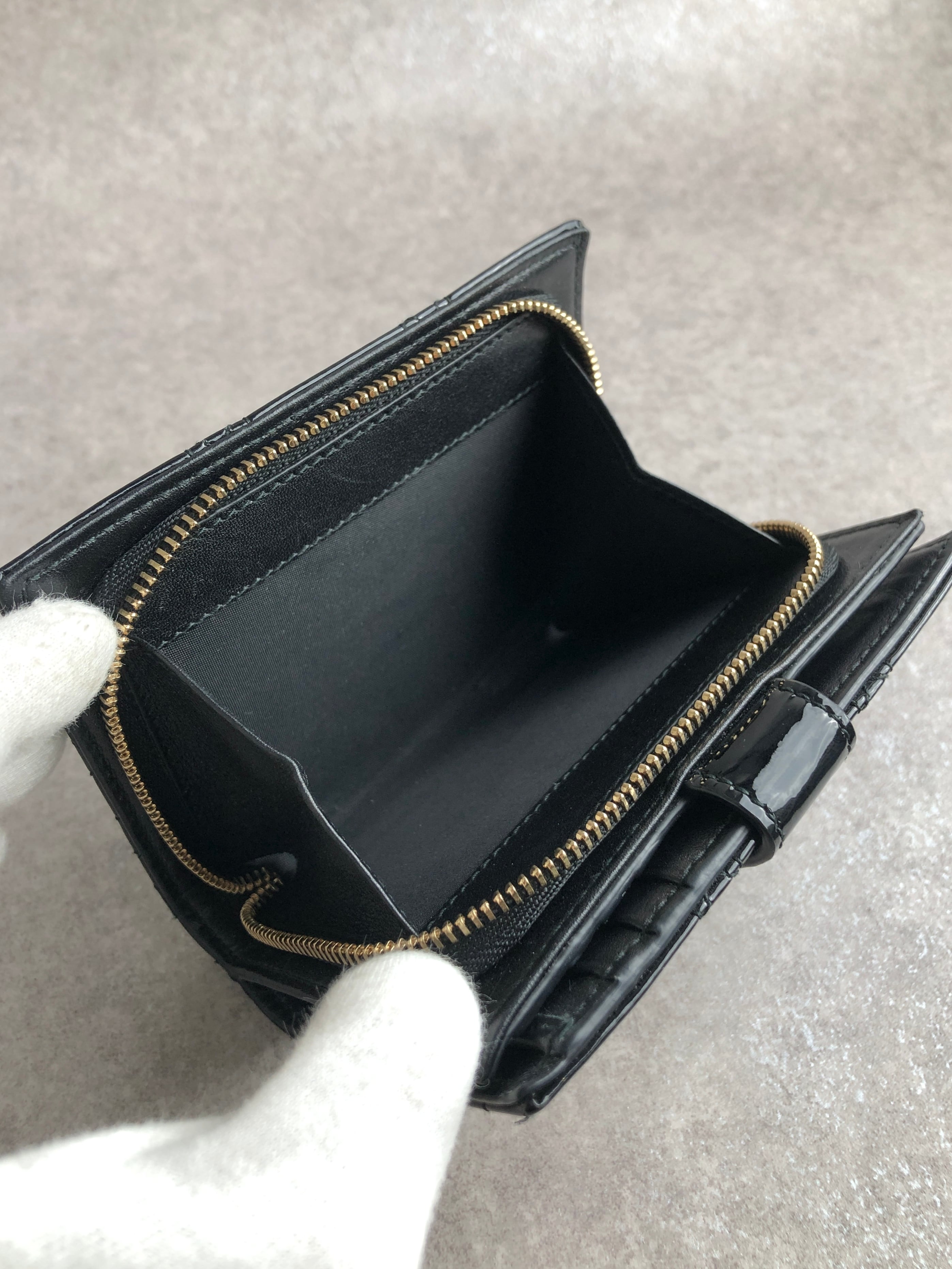 Christian Dior クリスチャン ディオール 財布 ブラック カナージュ