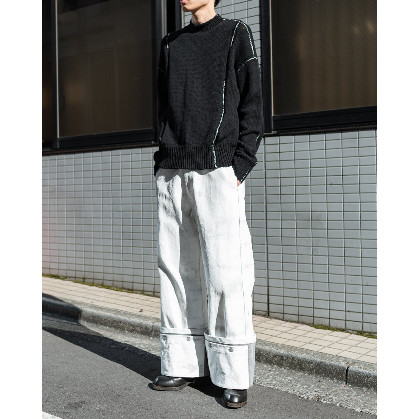 トップス The viridi-anne The Viridi-anne Dyed Nylon Zip-up Blouson （A-Black） 通販