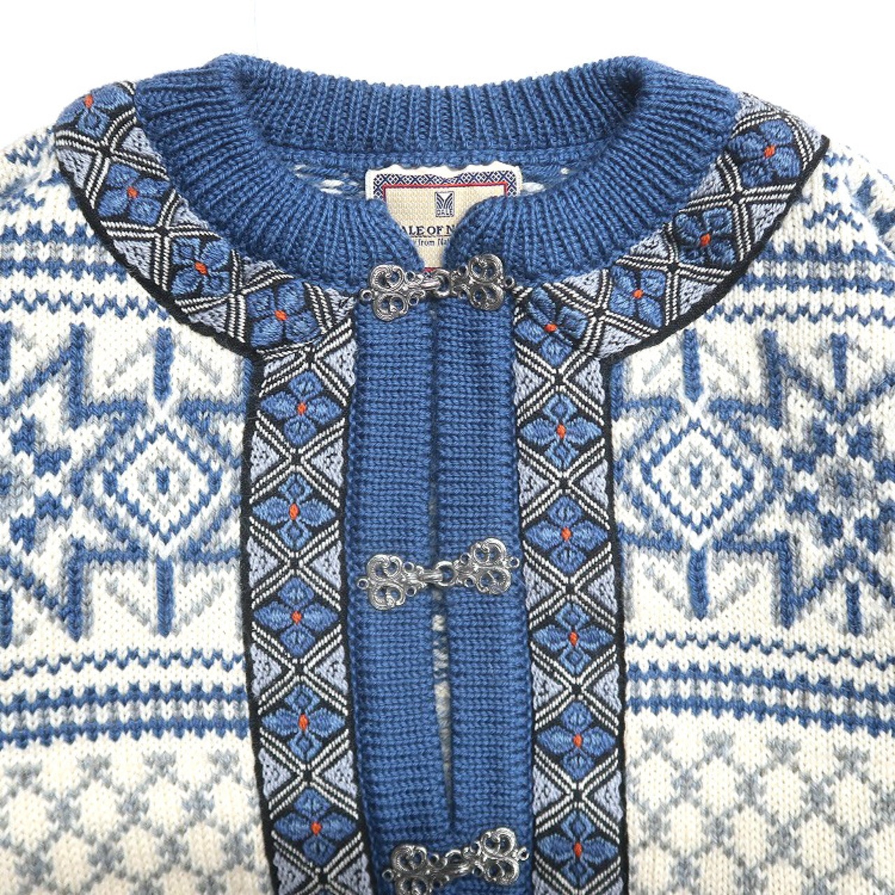 古着 ノルウェー製 DALE OF NORWAY 総柄 ノルディック チロリアン 