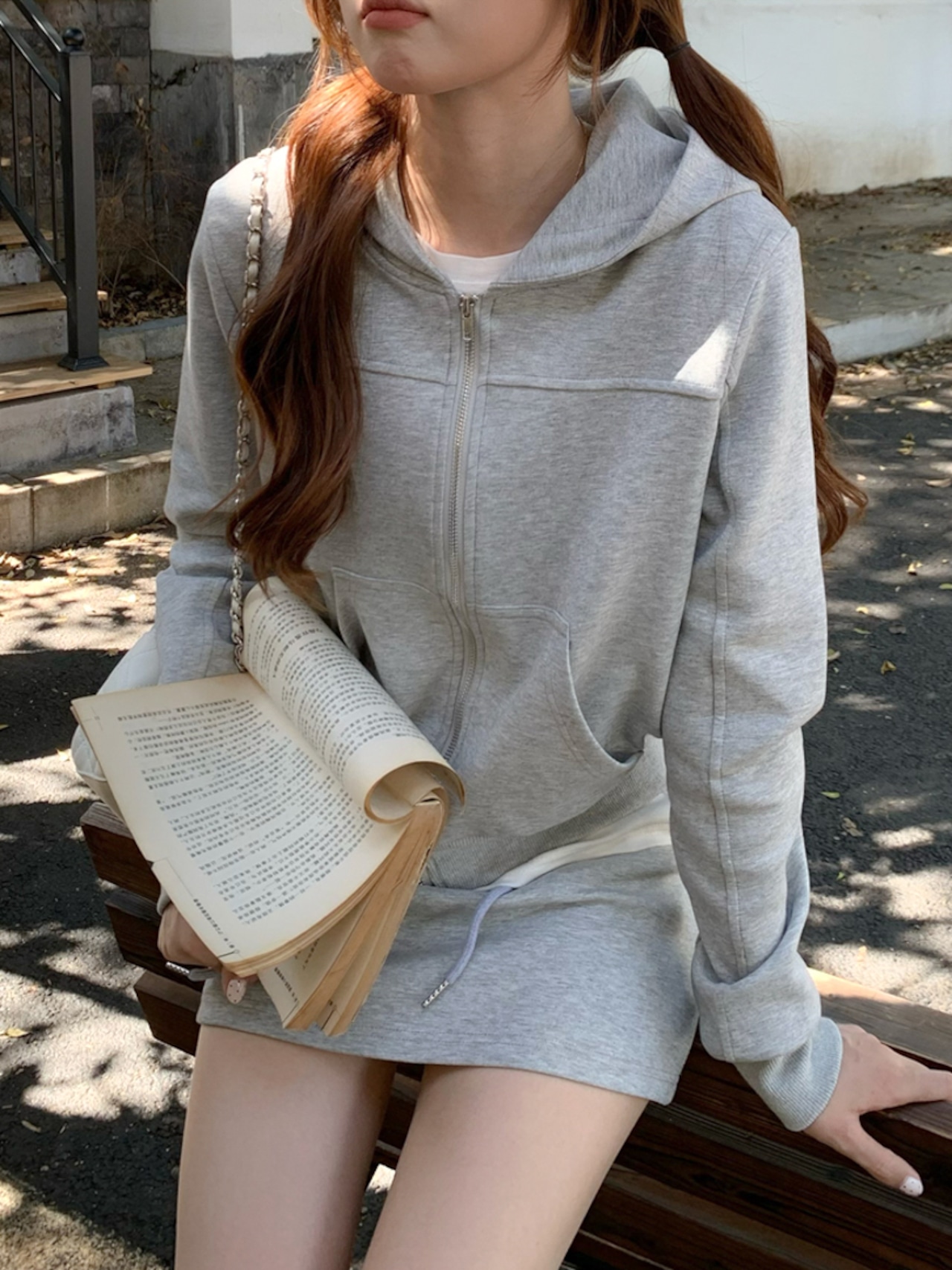 フーディー+スカートセットアップ LK1748