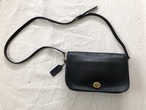AMERICA 1990’s OLD COACH “Black Leather” ２WAY bag