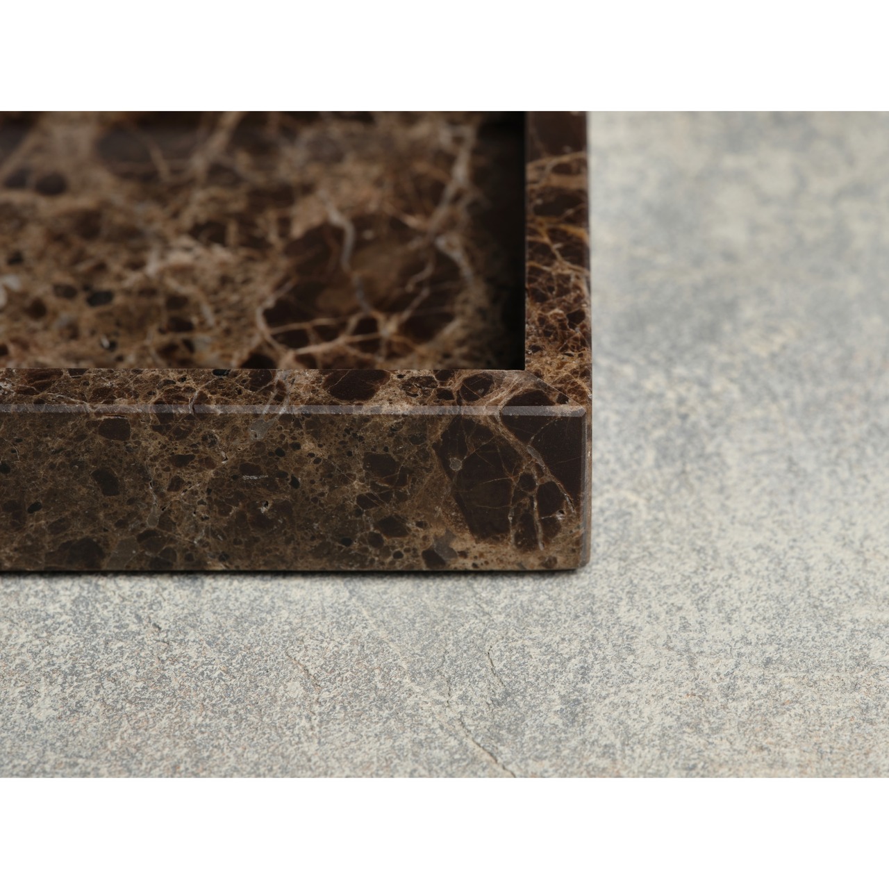 MARBLE TRAY - Emperador dark × Small