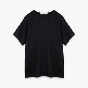 NVRFRGT 26SS PANELLED HALF SLEEVE T-SHIRT (BLACK)