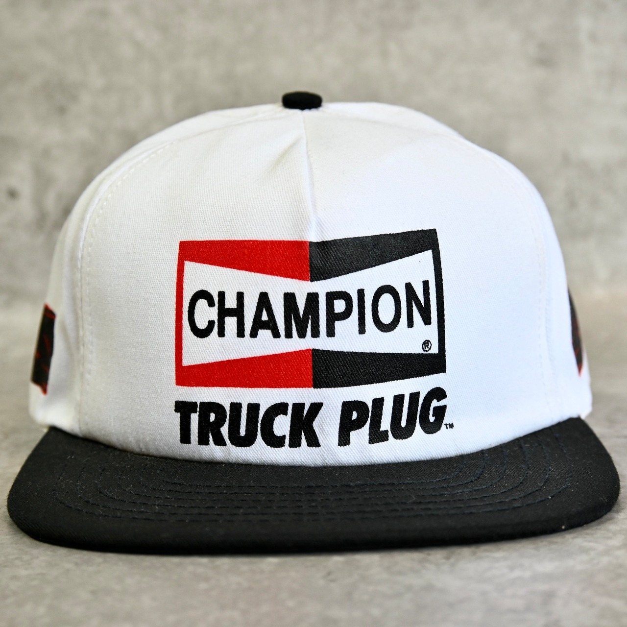 [M1588] Vintage 80s 90s CHAMPION TRUCK PLUG トラッカー キャップ