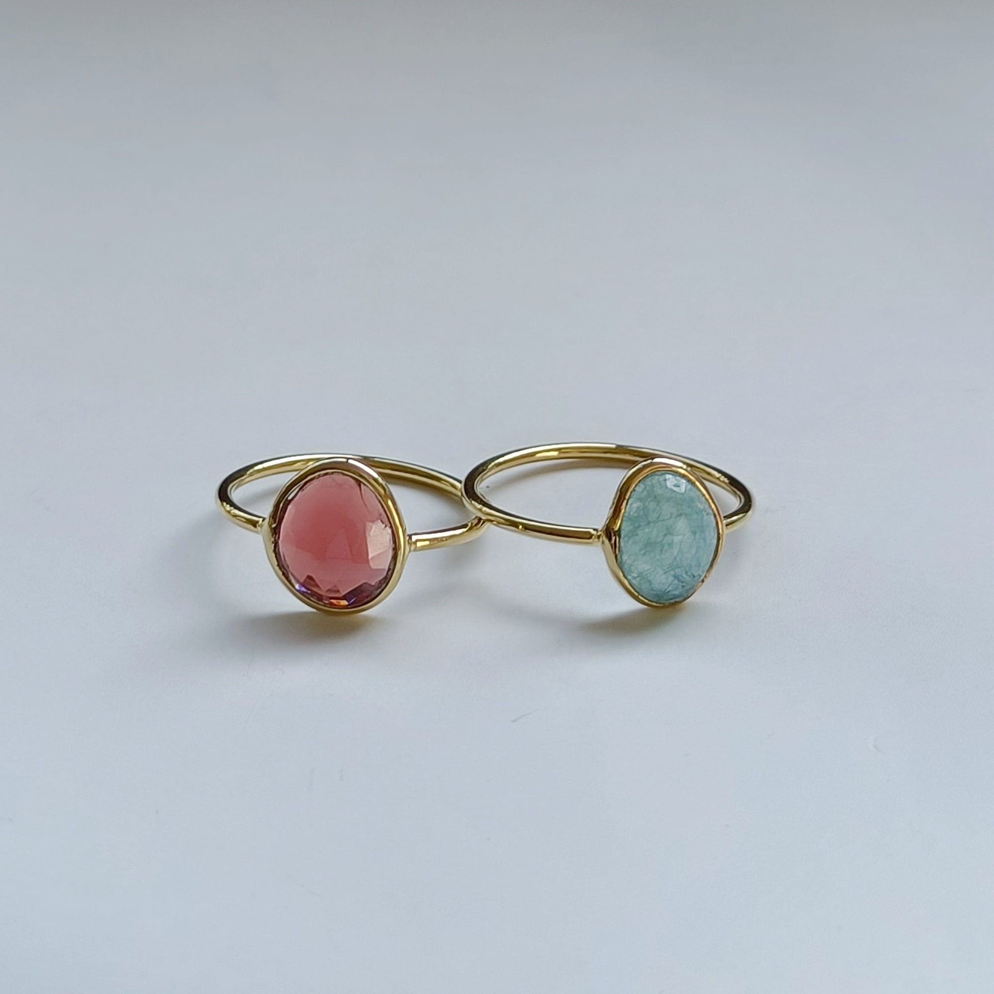 【raw cut ring】~ガーネット/グランディディエライト~