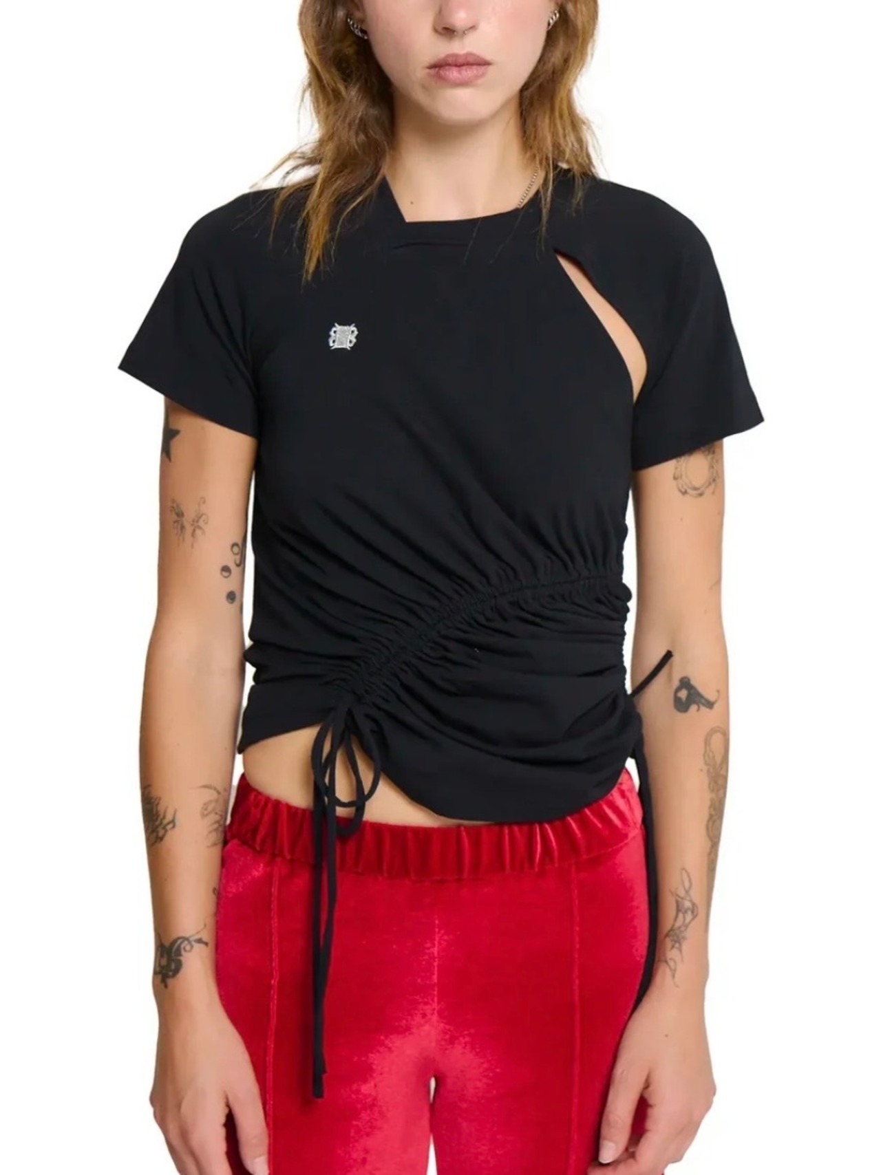 【26AW】Karlalaidlaw  カーライドロー / トップス / Ruched Short Sleeve - 1