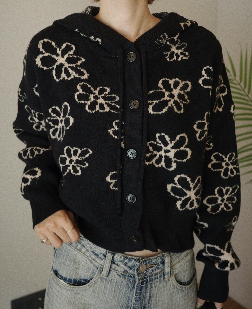 フラワーパーカーブラック | osrsofficial