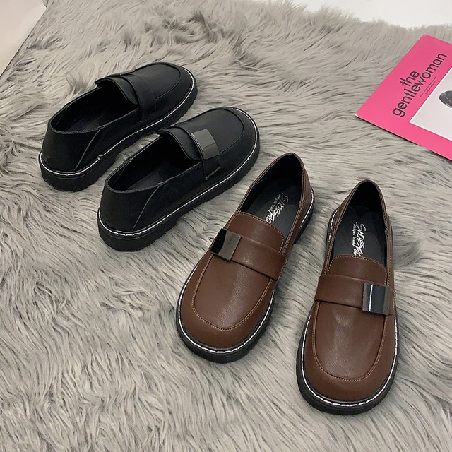 シングルスプリングスタイルレザー 靴 シューズ ローファー 春物 部族の婦人靴53893966972