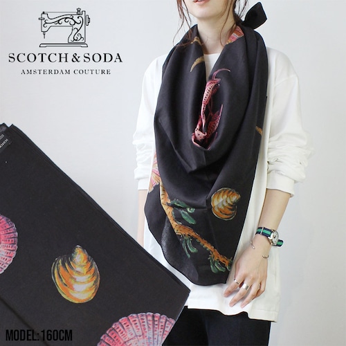 【ss-292-38404】 SCOTCH&SODA スコッチ&ソーダ スカーフ ストール   メンズ レディース