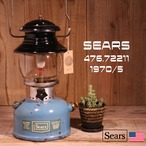Sears シアーズ シングルマントル ビンテージランタン 476.72211 1970年5月製造 [BJ16]