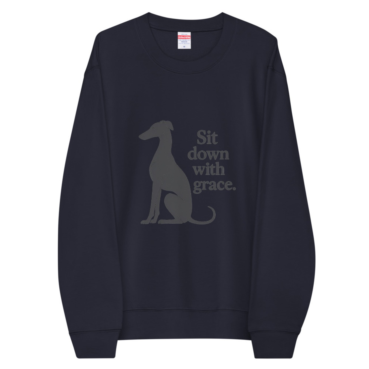 With Grace ユニセックス クルーネック 裏毛スウェット A0214