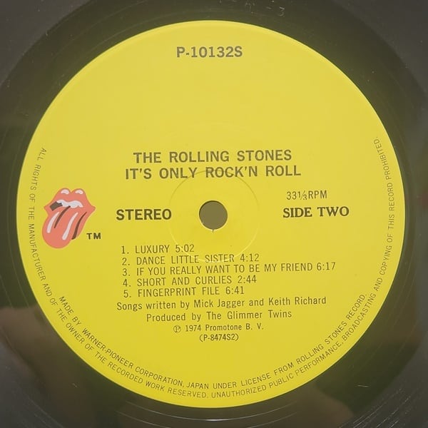 The Rolling Stones / It's Only Rock 'N Roll [P-10132S] - 画像4