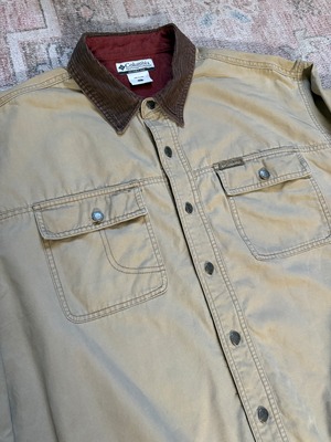 Columbia / fleece lining shirts jacket / REMAKE