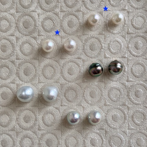 K18 Akoya Pearl Earring Back Set（WT)／K18 アコヤパール・ピアスキャッチセット（ホワイト）
