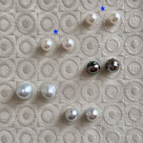 K18 Akoya Pearl Earring Back Set（WT)／K18 アコヤパール・ピアスキャッチセット（ホワイト）