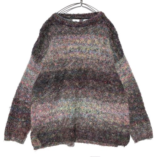 Vintage Acrylic Mohair Crew Neck Knit [1980s-] [KATHERINE BISHOP] Vintage Crewneck Knit