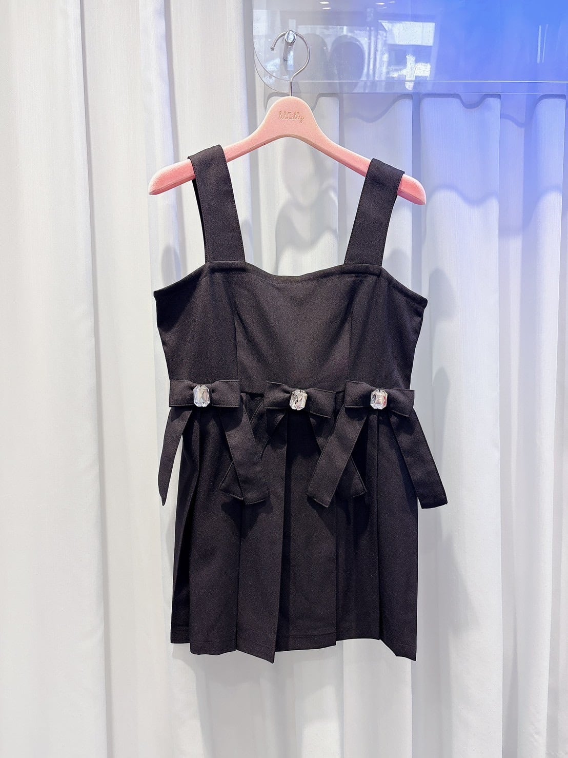 サンプルセール】プリーツワンピースBLACK | lilLilly official webstore