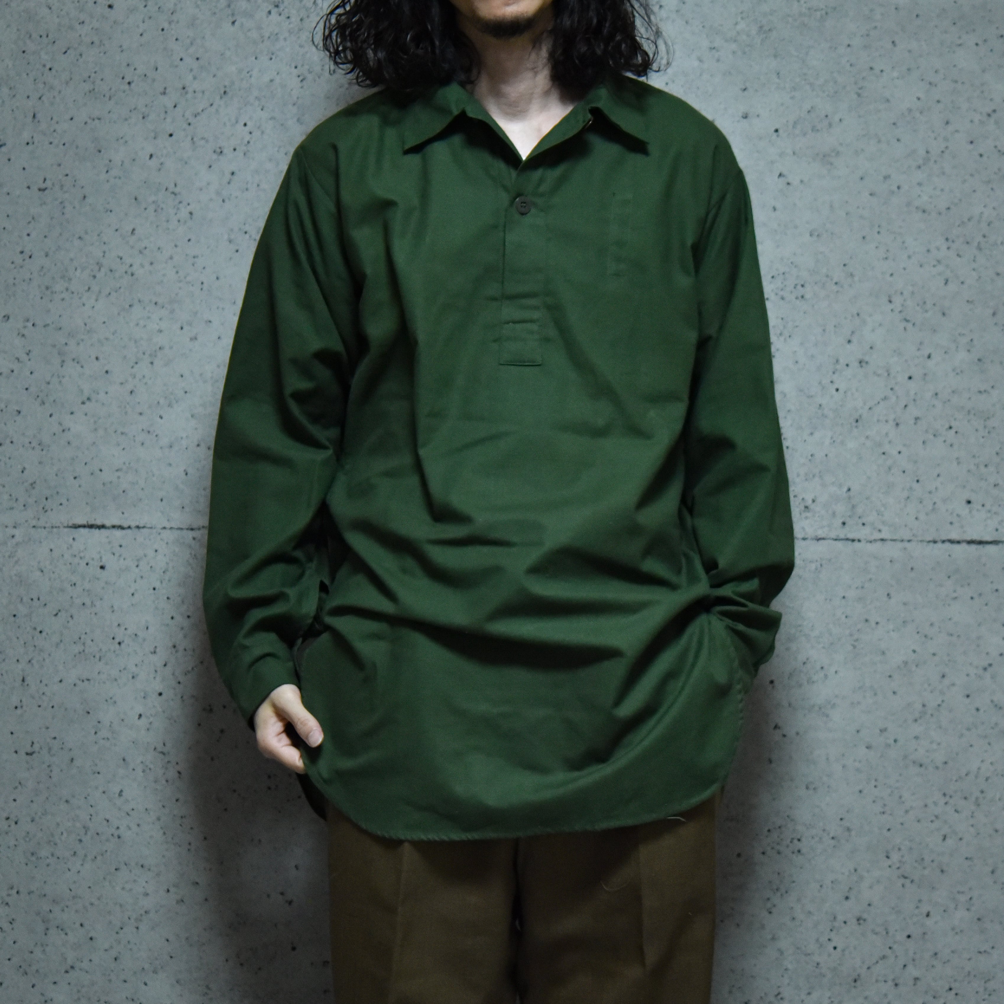 DEAD STOCK】70-80s Swedish Army Pullover Shirts スウェーデン軍