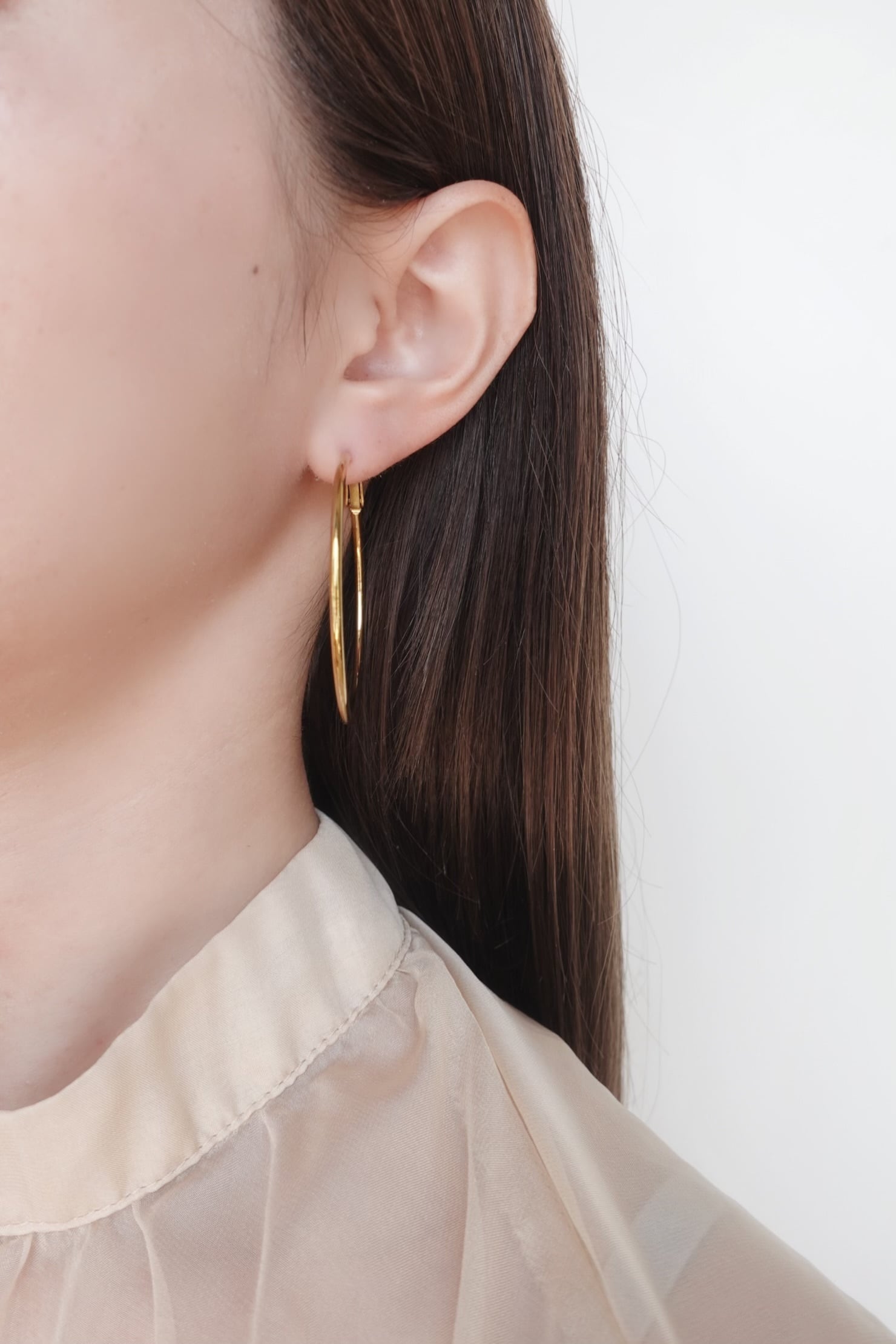 【新品未使用】CHIEKO+ Big hoop pierce ビッグフープピアス big hoop pierce | 金属アレルギー対応のアクセサリー crea.jewelry