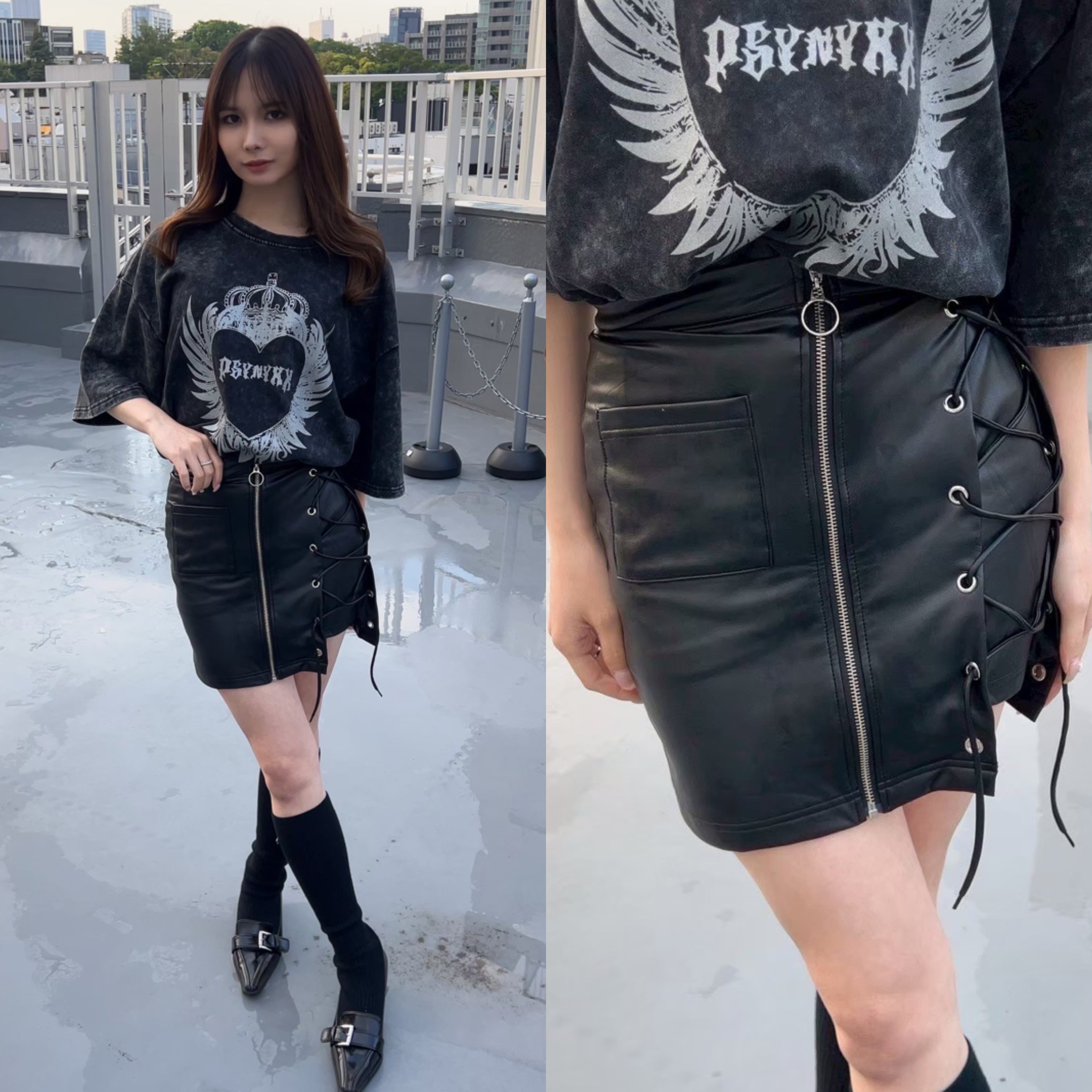 ☆韓国の人気☆【PXG】女性 夏 アンバランス スカート 0621a53fc6b673265a54ba50ef3cad