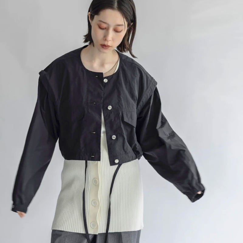 【 ANTHOM 】2wayショート丈ブルゾン