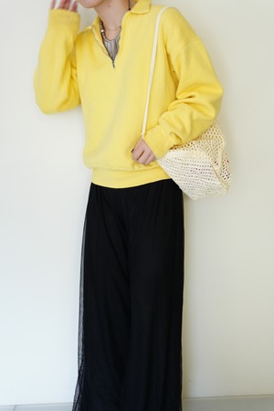 1960s half zip sweat