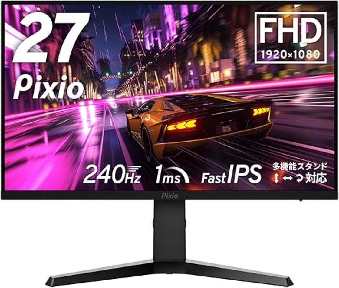 Pixio PX279 Prime Neo ゲーミングモニター 27インチ FHD IPS 240Hz 