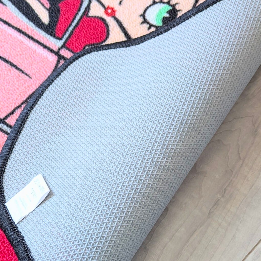 【 Betty Boop（ ベティ・ブープ ） 】American MAT ( 裏面滑り止め加工 ) / キッチンマット / ふかふかマット / フロアマット / バス / エントランス / ロングバージョン〚アメリカン雑貨 アメトイ〛