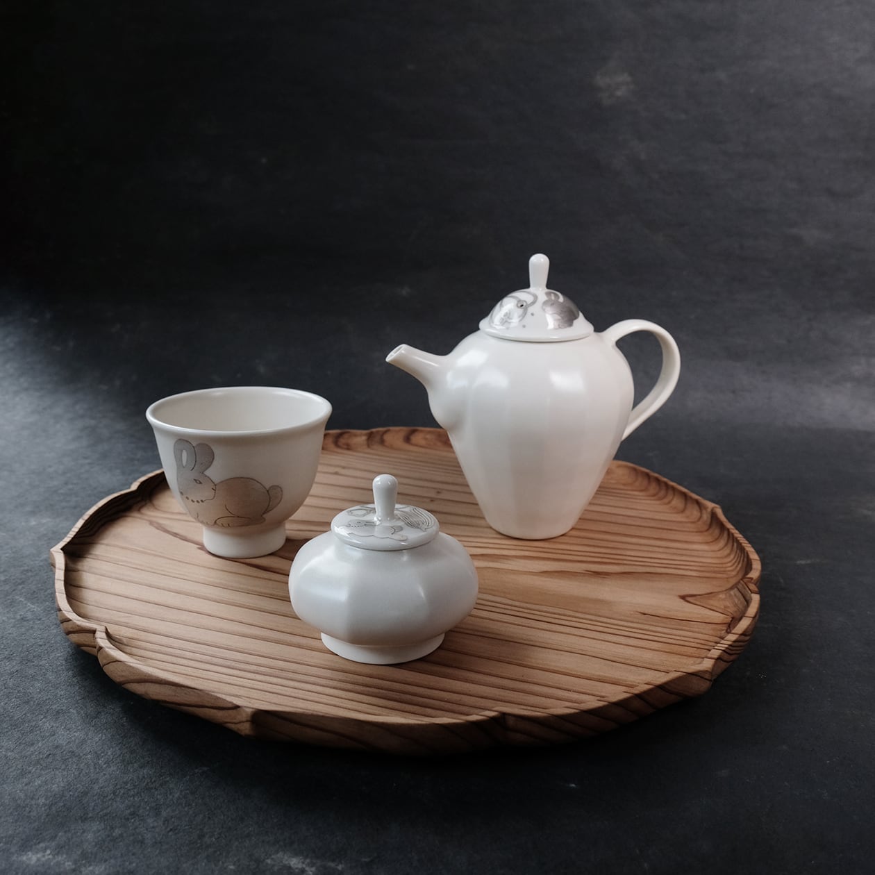 竹村聡子 Satoko Takemura 銀獣マリオネット ウサギ白 竹村聡子