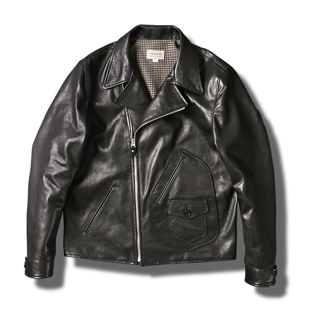 GRAIN Goat Skin col.Black | PREBLIC