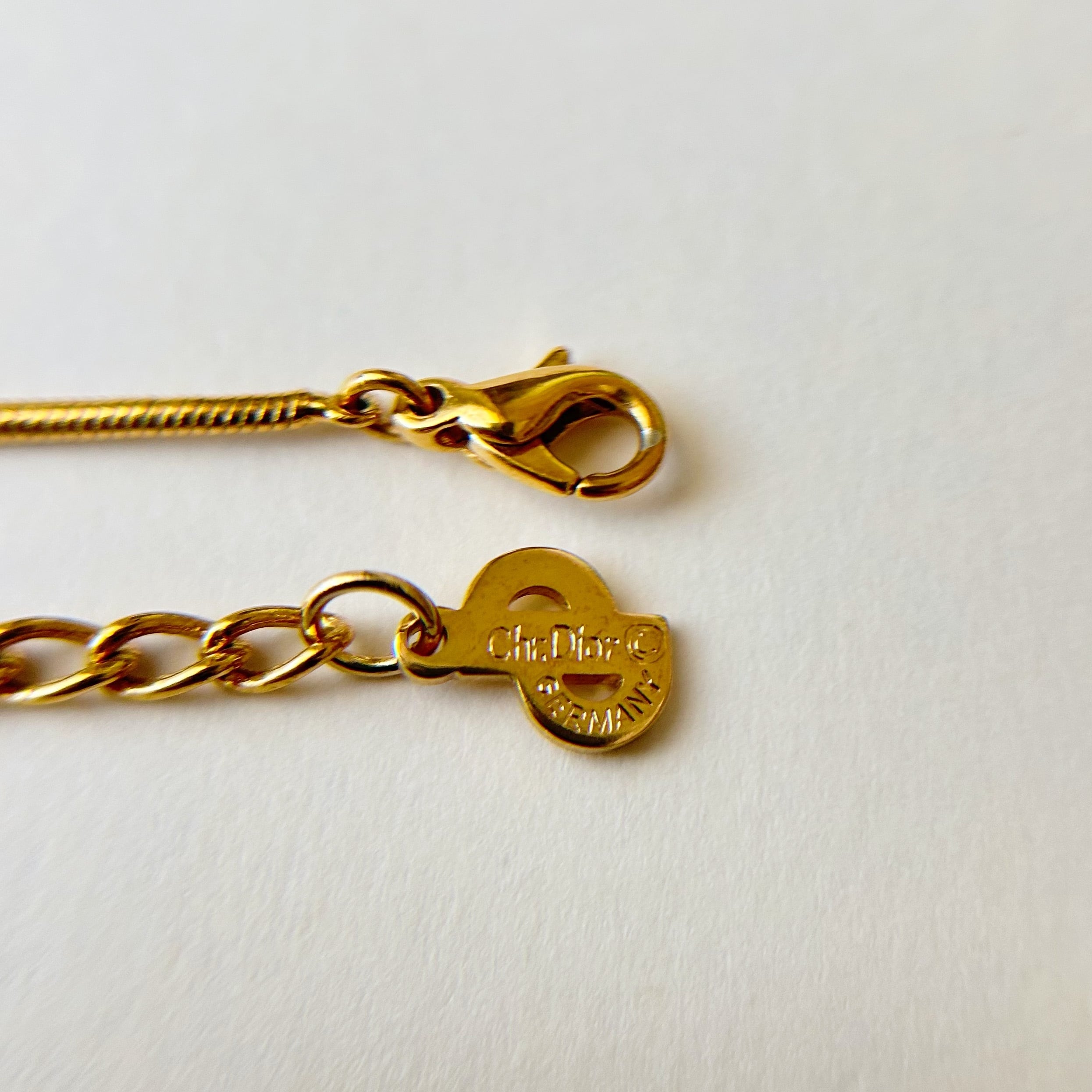 N5110】Christian Dior trotter 2way necklace/クリスチャンディオール