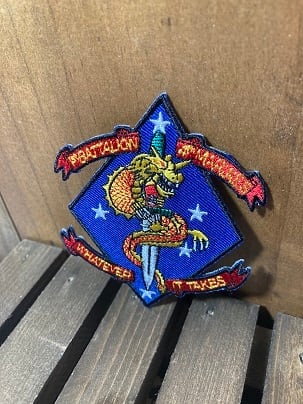 ミリタリーワッペン U.S.MARINES 海兵隊 第一連隊 ロゴ PM0567