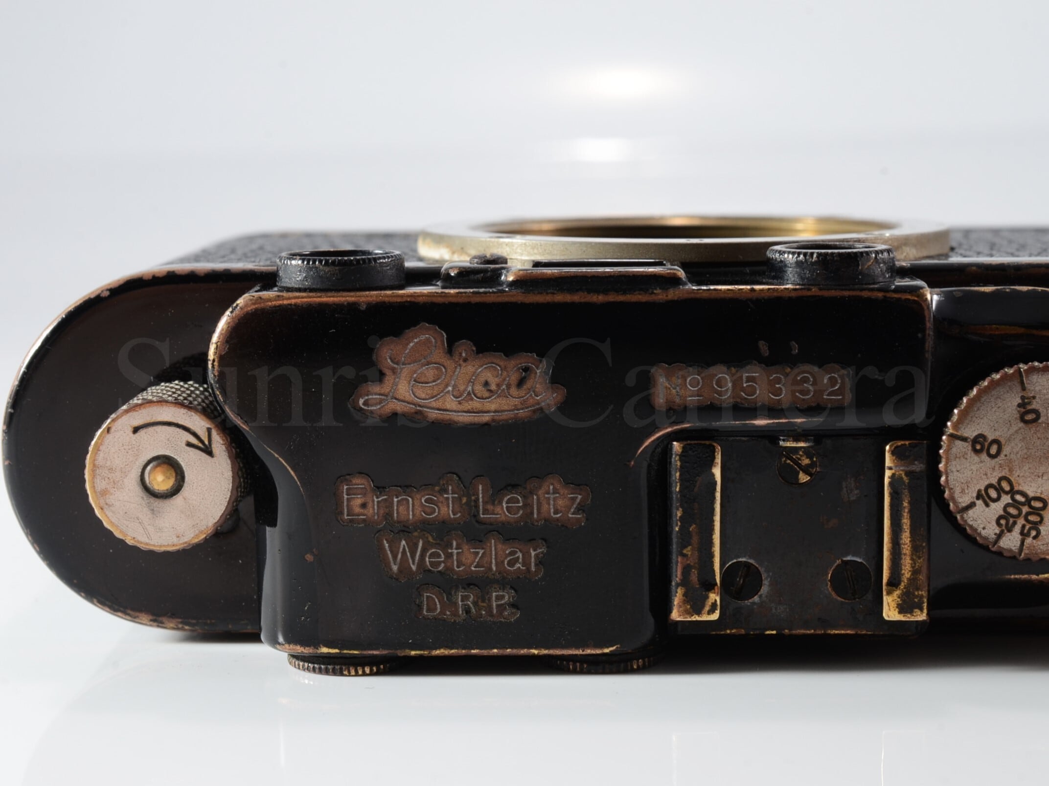 中古】Leica DII ブラックボディ オーバーホール済 希少革ケース付