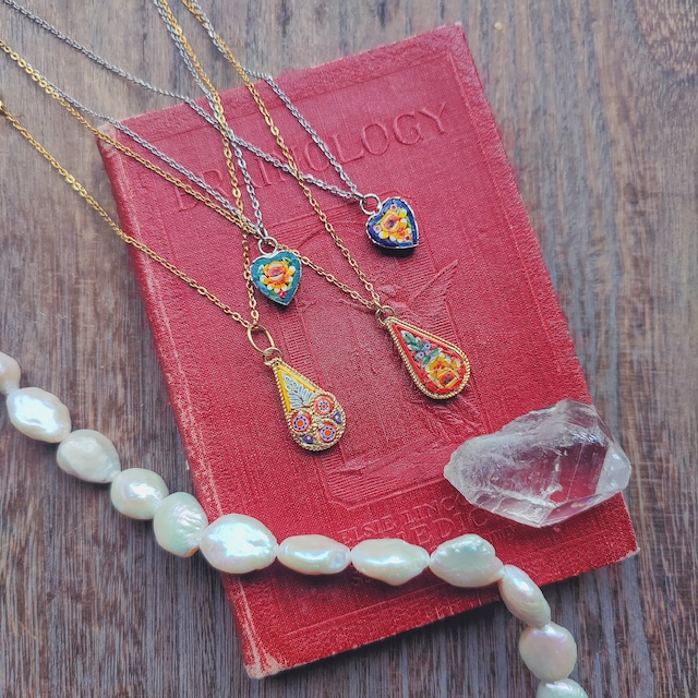 【VENEZIA VIEW MICRO MOSAIC NECKLACE/(XX194) 】