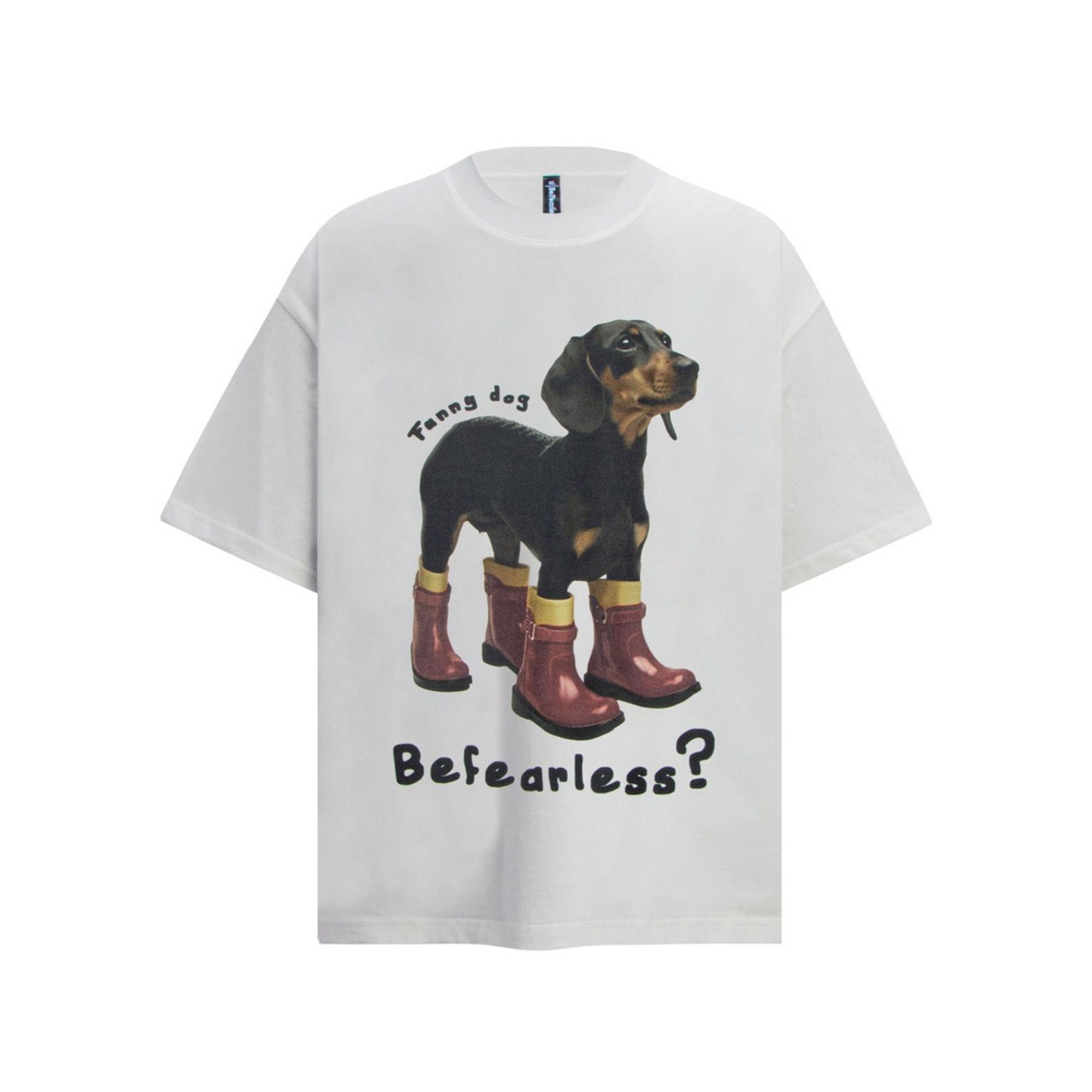 VINTAGE ストリート 長靴ダックスフント Tシャツ T1701