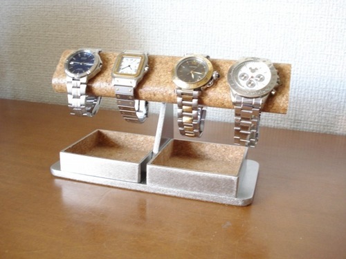 腕時計スタンド　ウオッチスタンド　時計スタンド　腕時計スタンド 高級　だ円ダブルでかいトレイ腕時計スタンド