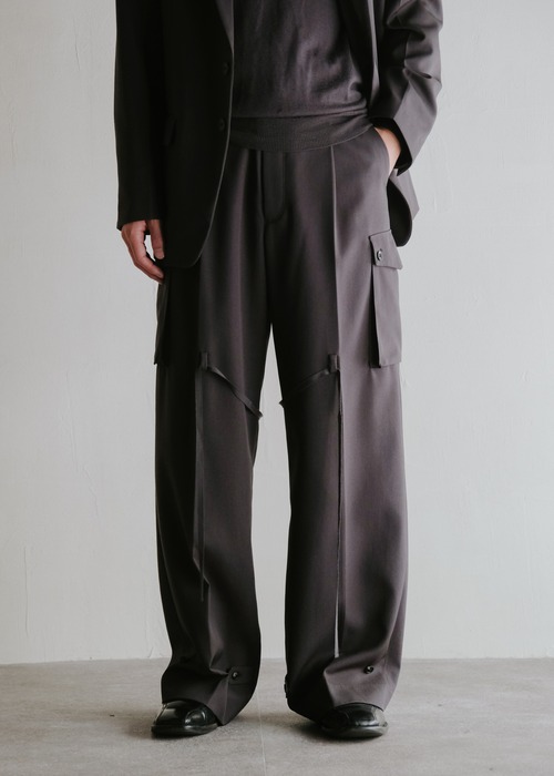 SASAKI SATORU 25FW modify jump trousers