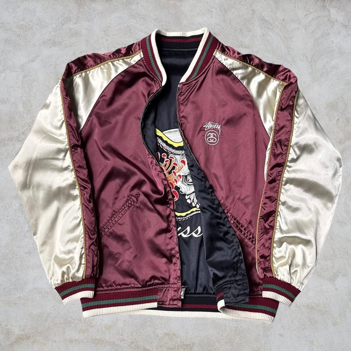 special】00's old stussy Souvenir Jacket “スカジャン”【高円寺本店