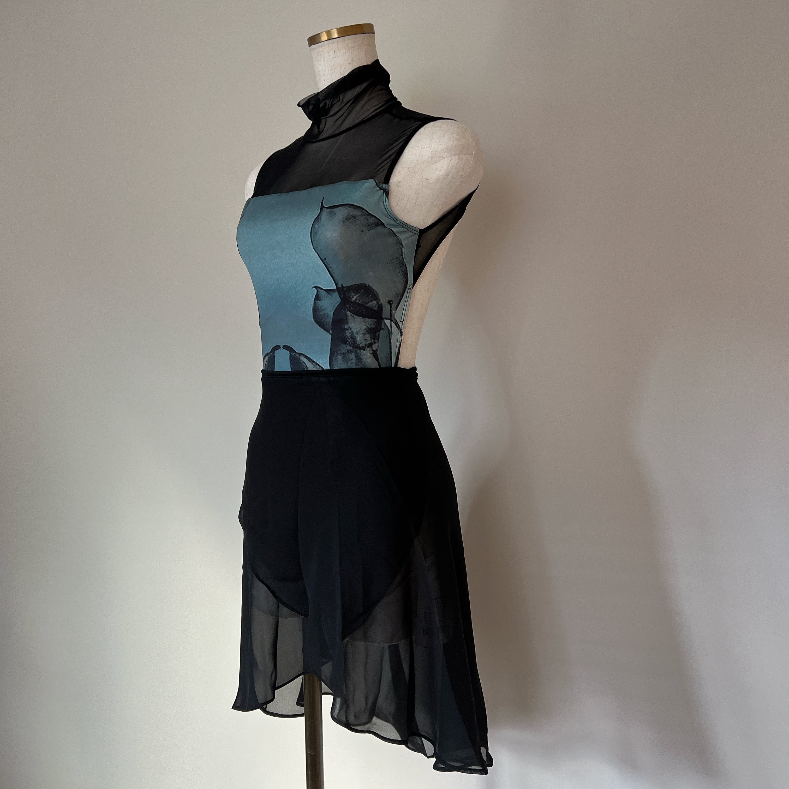 modan art チュールハイネック バレエレオタード | バレエショップ