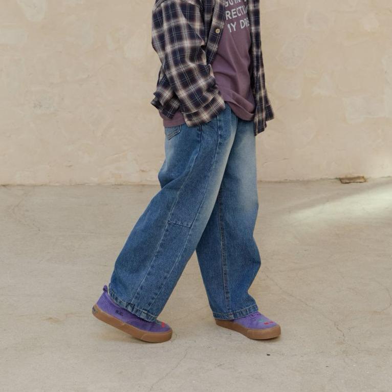 «予約»«ジュニアサイズあり»«navi» バルーンデニムパンツ 2colors