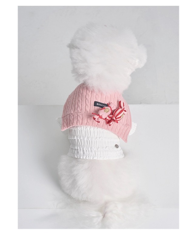 〈 予約アイテム 〉BOOCCE / LOVE CANDY ブローチ（レッドストライプ）