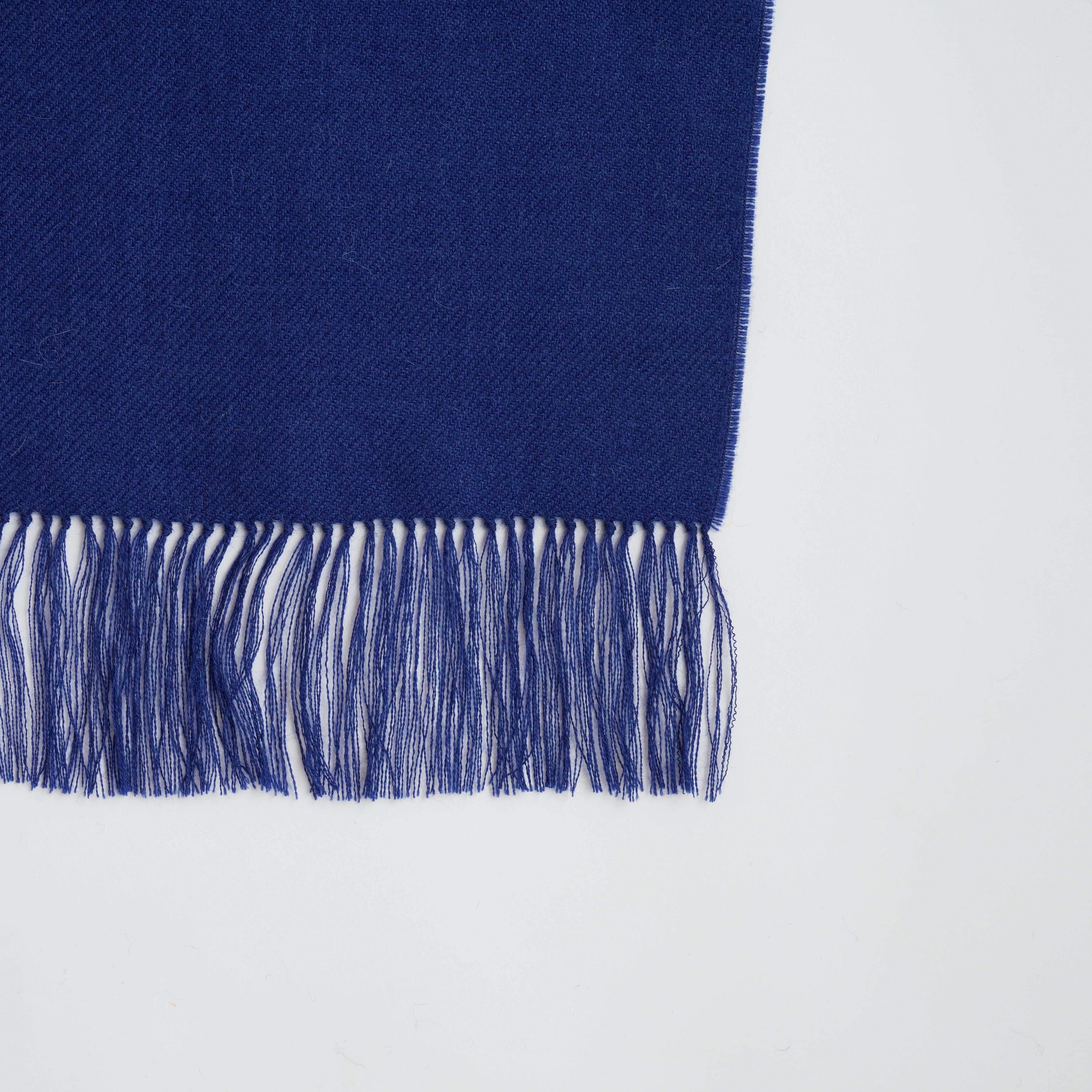 THE INOUE BROTHERS／Non Brushed Large Stole／Navy | BONDO／ボンド