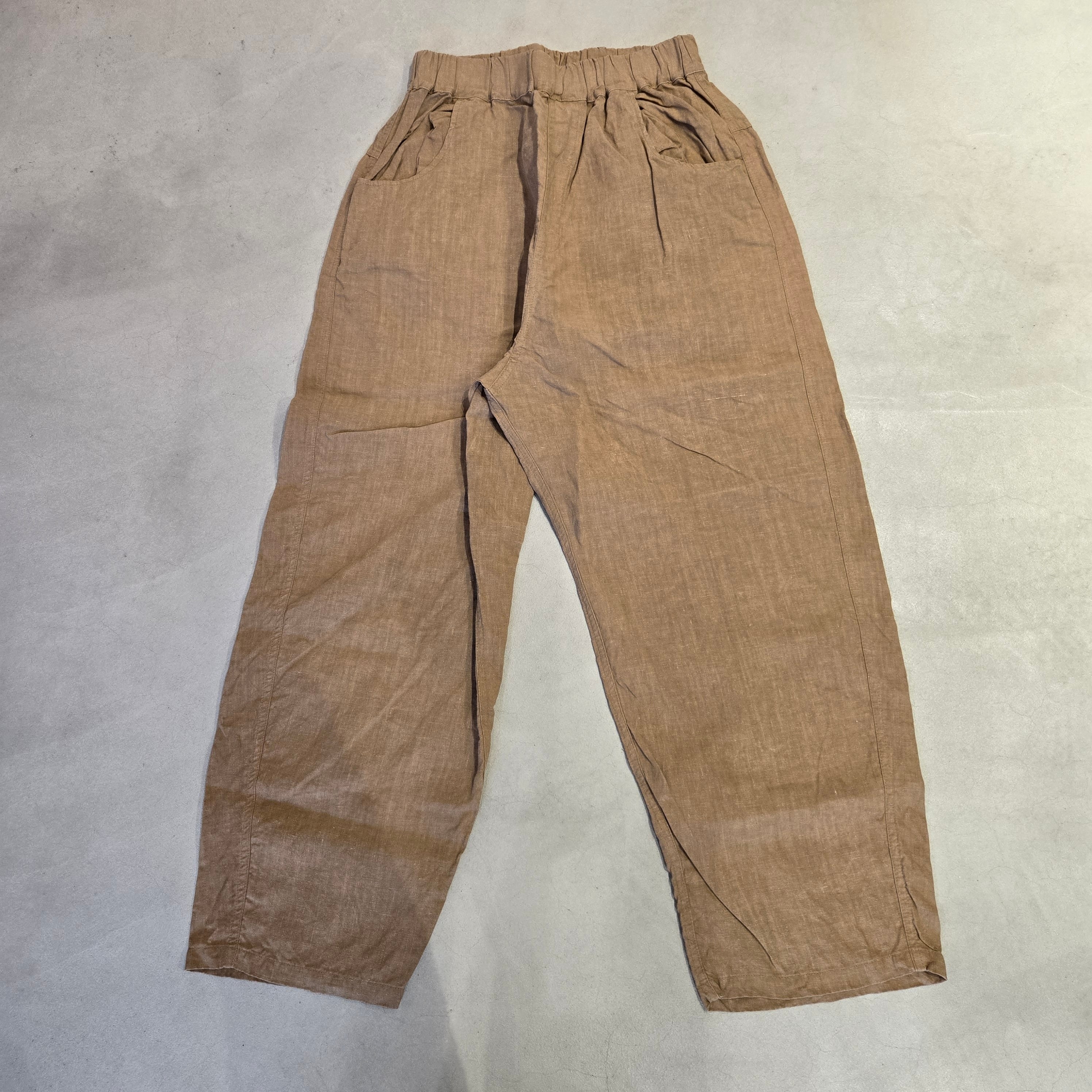 人気ライトブラウン再入荷！NARU(ナル) 『 40フレンチリネン ノッポ