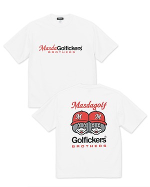 [HOLE 440] マスダゴルフ×Golfickers Wide T-shirts -White- ★4月1日予約開始